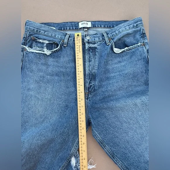 Agolde Classic straight Blue Jeans - Picture 5 of 7